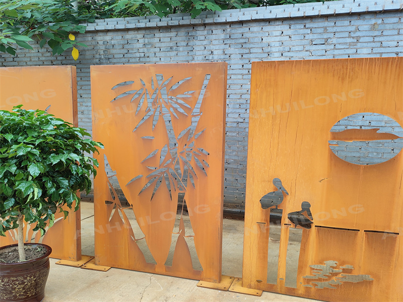 yard corten screens and shade panels distributor